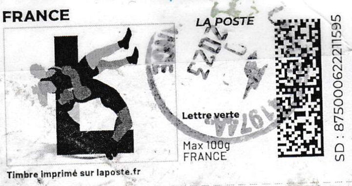 Letter L Lutte Wrestling. Redesign in black without logo