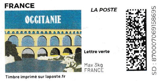 Occitanie. Redesign without laposte logo