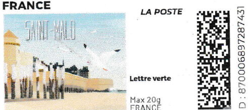 Saint Malo. Redesign without laposte logo