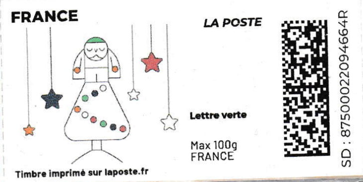 Tree and stars without laposte logo