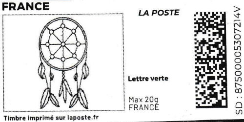 Stamp, Window Decoration. Redesign without laposte logo, France,  , Art