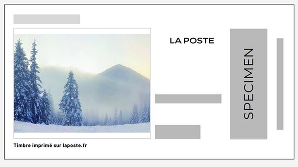 Wintry Mountain View; Redesign