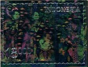 Stamp, Ramayana, Indonesia,  , Art, Joint Issues, Literature, Paintings