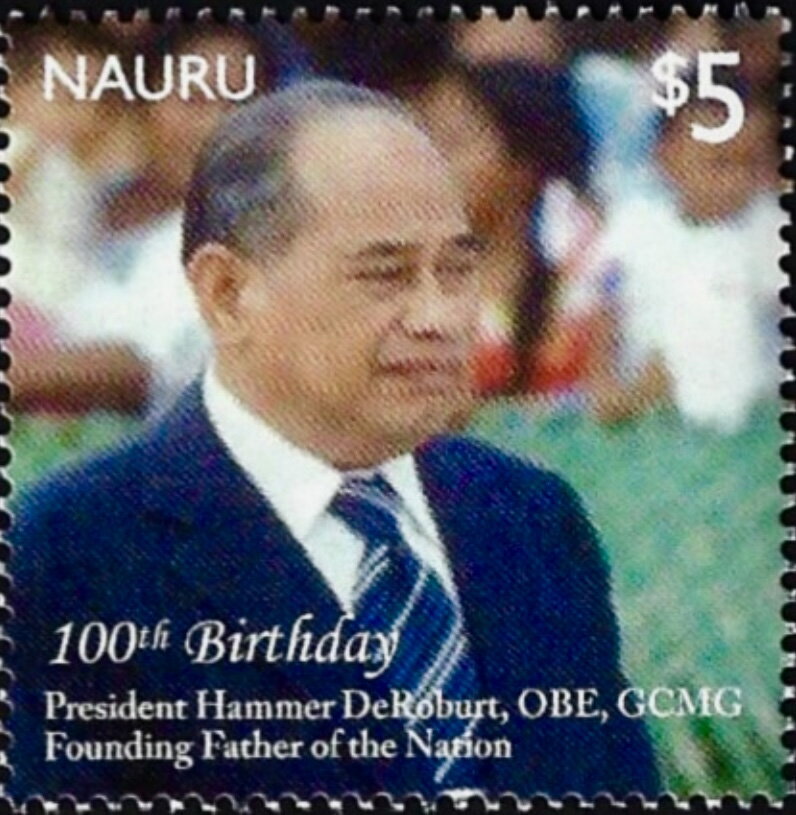 Hammer DeRoburt, President of Nauru