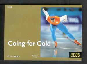 Booklet, Prestige Booklet 10: Going for Gold, Olympic Winter Games, Netherlands,  , Olympic Games, Skating, Speed Skating, Sports, Winter Sports