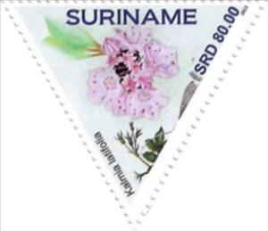 Stamp, Kalmia latifolia, Suriname,  , Flowers
