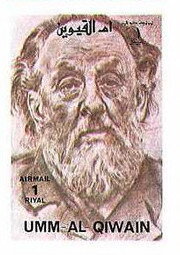 Stamp, Konstantin Tsiolkovsky, Umm al-Qiwain,  , Astronauts, Explorers, Изобретатели