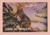 Stamp, Red Squirrel (Sciurus vulgaris), Umm al-Qiwain,  , Animals (Fauna), Mammals, Rodents, Squirrels