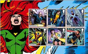 Booklet Pane, X-Men Comics Characters Booklet Pane 1, United Kingdom of Great Britain & Northern Ireland,  , Cartoons