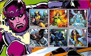 Booklet Pane, X-Men Comics Characters Booklet Pane 2, United Kingdom of Great Britain & Northern Ireland,  , Cartoons