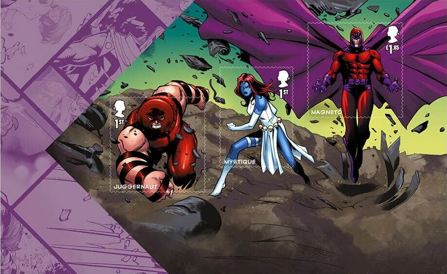 X-Men Comics Characters Booklet Pane 3