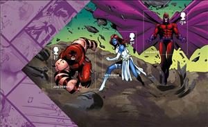 Booklet Pane, X-Men Comics Characters Booklet Pane 3, United Kingdom of Great Britain & Northern Ireland,  , Cartoons