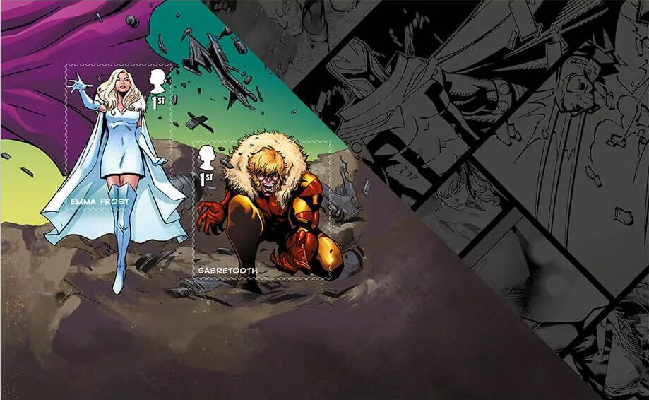 X-Men Comics Characters Booklet Pane 4