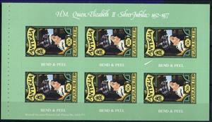 Booklet Pane, The Queen after Coronation Booklet Pane, Antigua and Barbuda,  , Anniversaries and Jubilees, Famous People, Heads of State, Queens, Royalty, Women