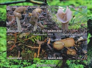 Mini Sheet, Mushrooms, Cinderellas,  , Mushrooms