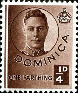 Stamp, King George VI, Dominica,  
