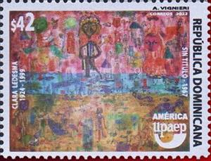 Stamp, Untitled by Clara Ledesma, Dominican Republic,  , Art, U.P.A.E.P.