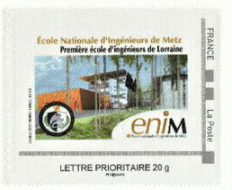 Stamp, ENIM Ecole Nationale Ingenieurs Metz, Lorraine, France,  , Universities