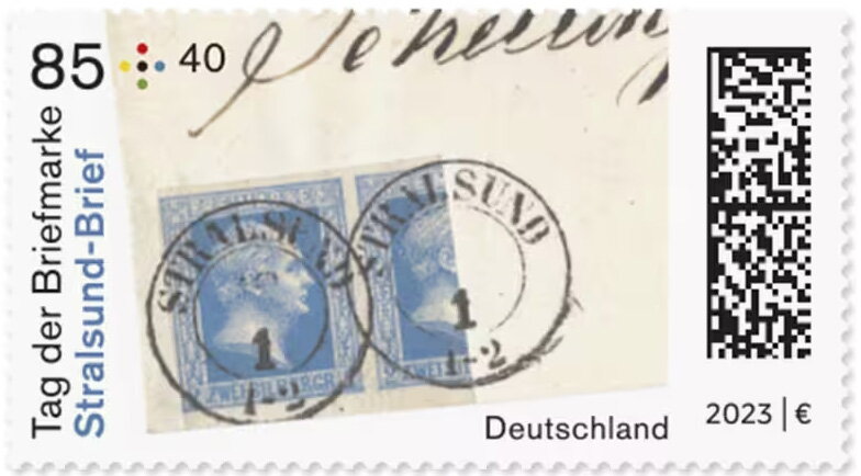 Stamp Day 2023 : Stralsund Bisect Letter