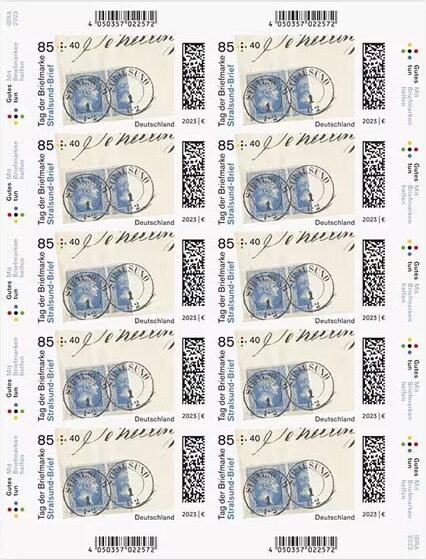 Stamp Day 2023 : Stralsund Bisect Letter