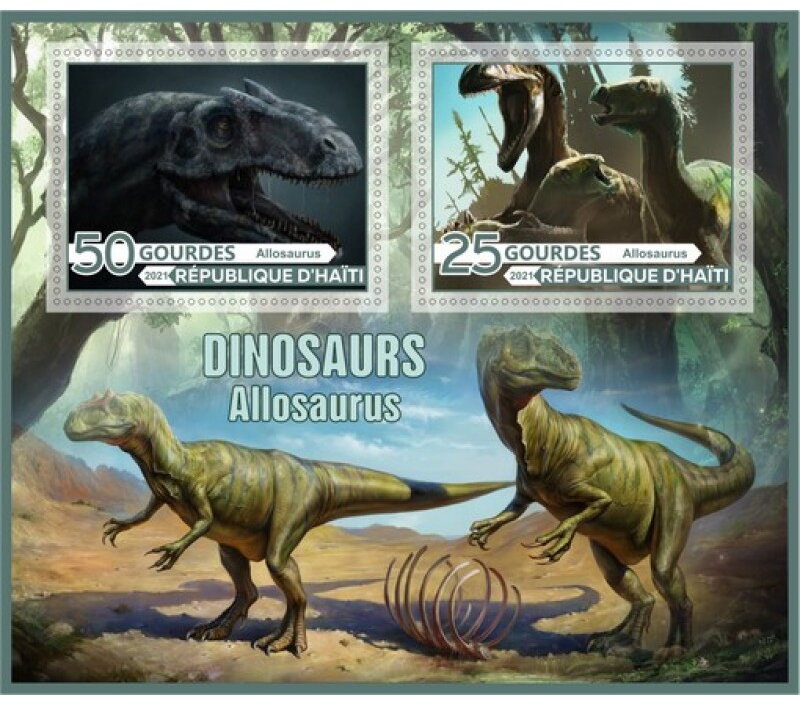 Fauna Dinosaurs Allosaurus