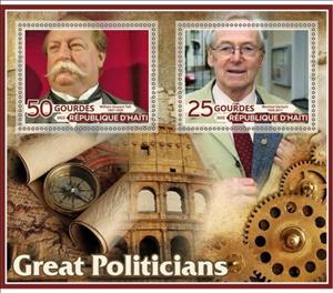 Mini Sheet, Great People Great politicians, Haiti,  