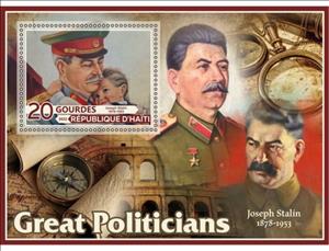 Souvenir Sheet, Great People Great politicians, Haiti,  