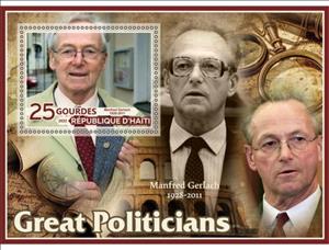Souvenir Sheet, Great People Great politicians, Haiti,  