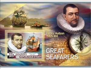 Souvenir Sheet, Great People Great seafarers, Haiti,  