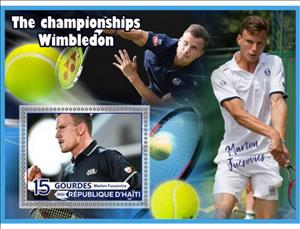 Souvenir Sheet, Sport The Championships Wimbledon, Haiti,  