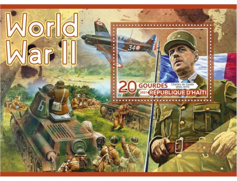 World War II Churchill, Stalin, Roosevelt, Charlesde Gaulle