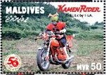 Stamp, Kamen Rider, Maldives,  , Anniversaries and Jubilees, Comics