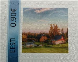 Stamp, Määsu talumaja, Personalized and Private Mail Stamps,  , Architecture