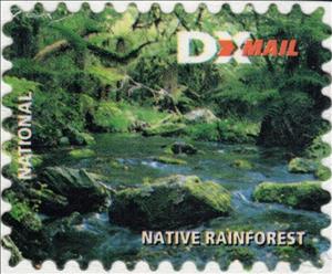 Stamp, Native Rainforest, Personalized and Private Mail Stamps,  , Forests, Rainforest