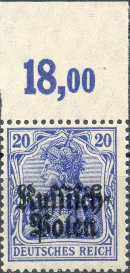 Overprint Russisch-Polen