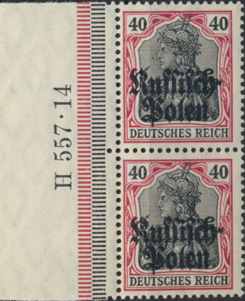 Overprint Russisch-Polen