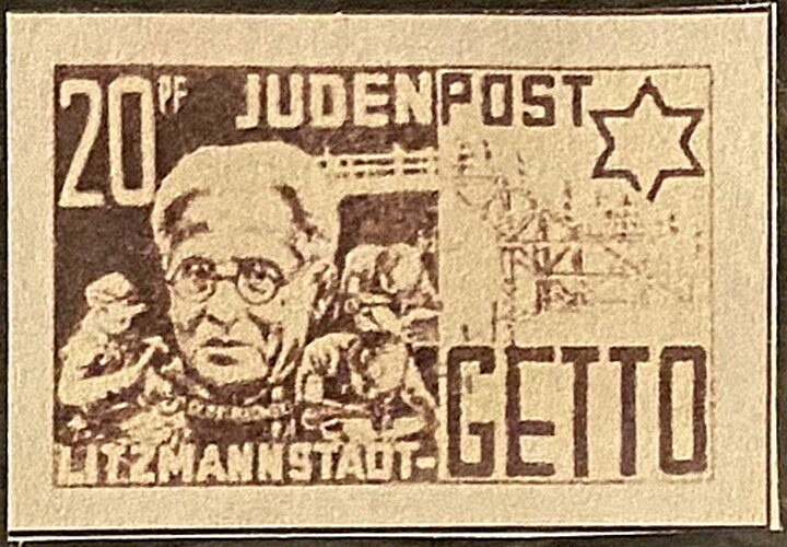 Jews local post in Lodz Ghetto - 1st Edition