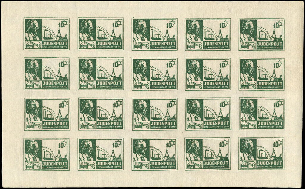 Jews local post in Lodz Ghetto - 4th Edition