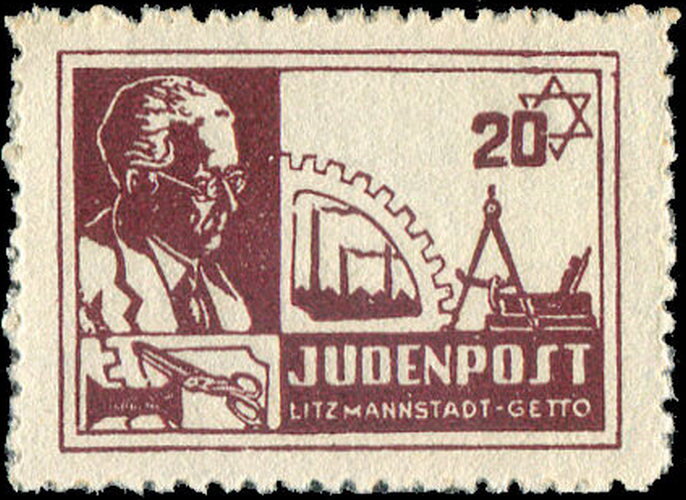 Jews local post in Lodz Ghetto - 4th Edition