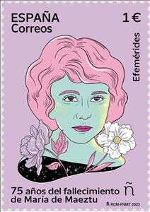 Stamp, María de Maeztu, Educator, Spain,  , Teachers, Women