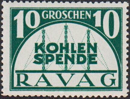 RAVAG Kohlen Spende 10 groschen