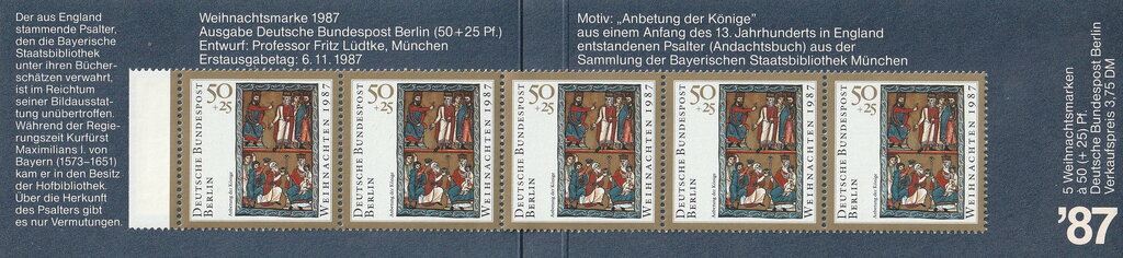 Booklet, Booklet-Adoration of the Magi, Berlin,  , Biblical Accounts, Christmas, Feasts, Miniatures