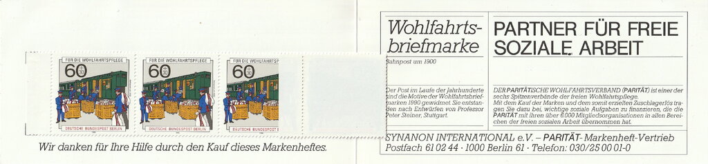 Booklet, Booklet-Railway Post Office (approx. 1900), Berlin,  , Postal Services, Railways, Vehicles
