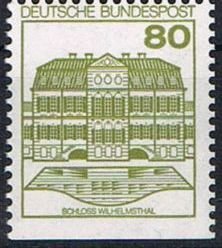 Stamp, Wilhelmsthal Castle, Germany, Federal Republic,  , Castles