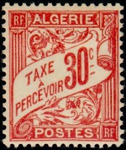 Stamp, Type Duval, Algeria,  