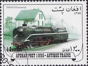 Stamp, 020201 (Germany), Afghanistan,  , Railways