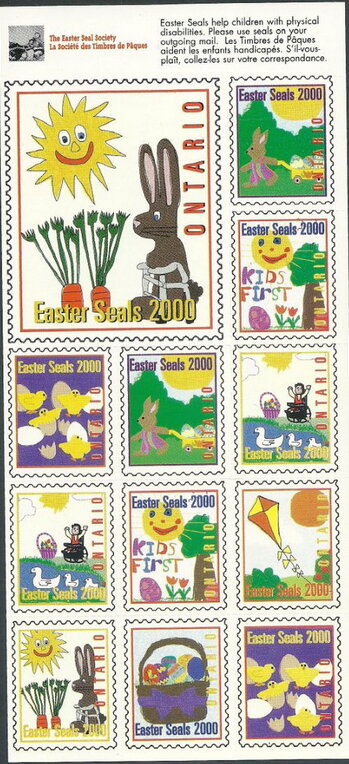 Easter Seals 2000 Ontario Childrens Drawings