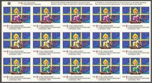 Full Pane, Lung Association Candle Sheet, Canada,  , Charity, Christmas, Lamps and Candles, Tuberculosis / TBC