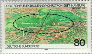Stamp, Elektronen-Synchrotron, Germany, Federal Republic,  , Science, Anniversaries and Jubilees