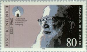 Stamp, Kentenich, Josef, Germany, Federal Republic,  , Famous People, Commemoration, Churches - Cathedrals - Basilicas - Chapels